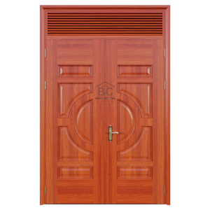 Cửa Thép Vân Gỗ 2 Cánh Cân BC22-NC.02