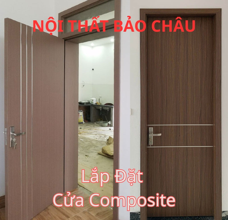 Giá Cửa Composite tại Xã Thanh Bình, Ninh Bình 1 Lap dat cua com posite 4