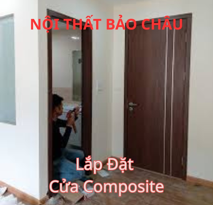 Giá Cửa Composite ở Xã Chiềng Khoong, Sơn La 1 Lap dat cua com posite 5